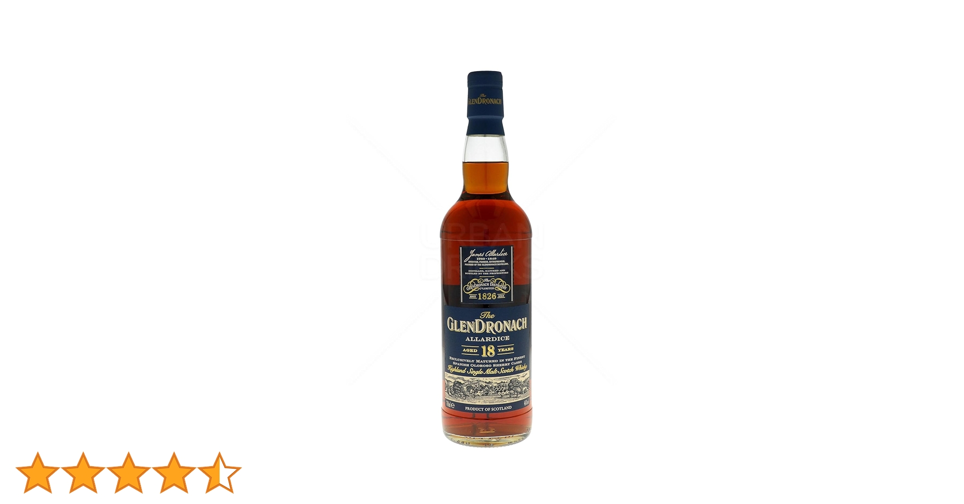 ウイスキー GLENDRONACH ALLARDICE 18 YEARS 700ml The GlenDronach Allardice Aged 18 Years